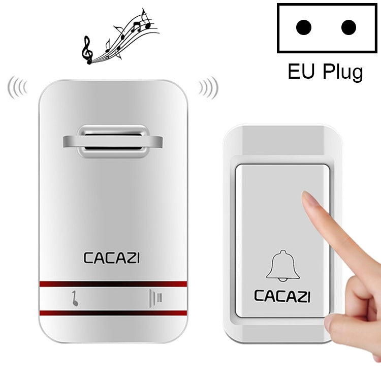 CACAZI V027G One Button One Receivers Self-Powered Wireless Home Kinetic Electronic Doorbell, UK Plug CACAZI V027G One Button One Receivers Self-Powered Wireless Home Kinetic Electronic Doorbell, UK Plug